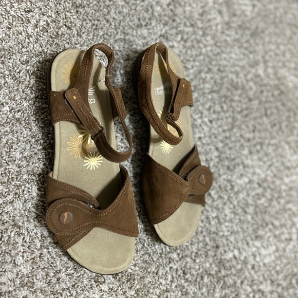 Dansko Women Sandals Iris Nubuck Comfort Leather Ankle Strap shoes EU 42 US 11.5 - Picture 3 of 8